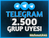 +2.500 Telegram Üye - Kaliteli