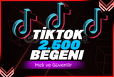 2500 TikTok Beğeni | ANLIK | ÇALIŞAN TEK SERVİS