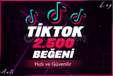 ⭐[ANINDA]⭐2.500 TİKTOK BEĞENİ [ PREMIUM ]⭐