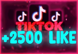 2.500 Tiktok Real Likes