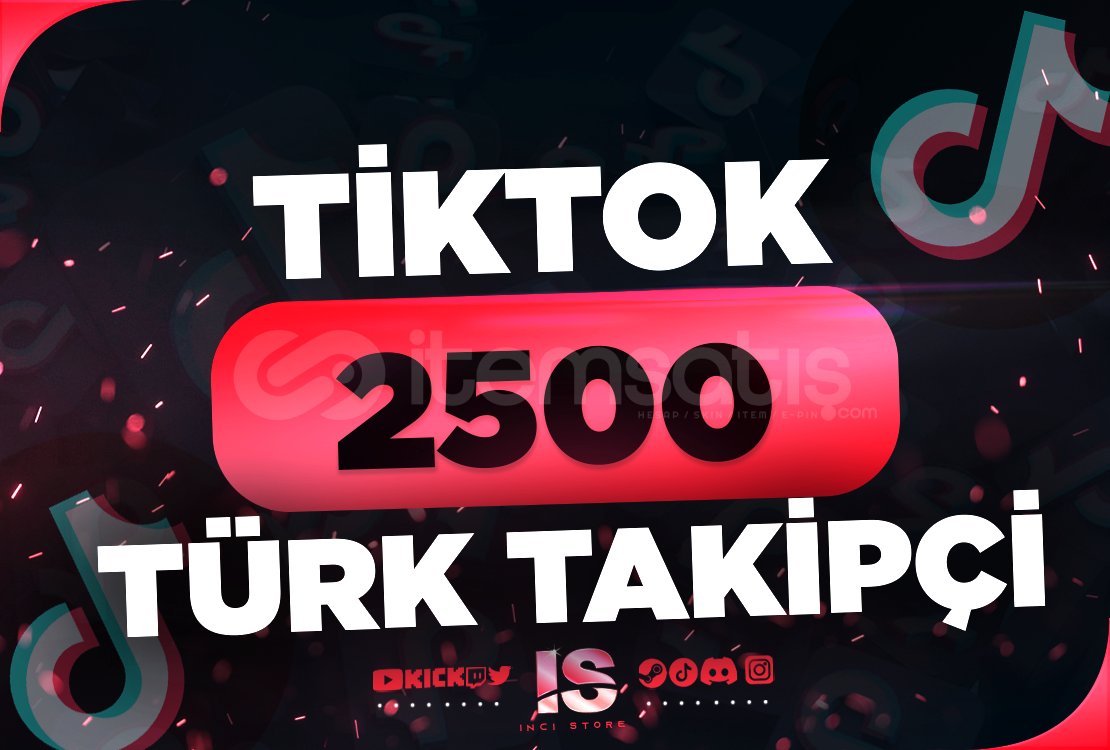 ⭐2500 Tiktok Türk Takipçi - KEŞFET ETKİLİ⭐ ⭐2500 Tiktok Türk Takipçi - KEŞFET ETKİLİ⭐