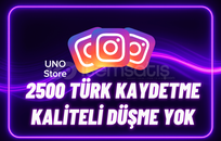 ⭐2500 Türk Kaydetme - Kaliteli⭐