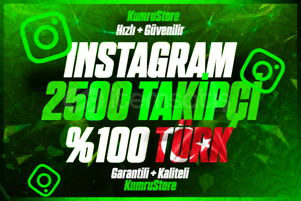 ⭐️2500 TÜRK TAKİPÇİ 30Gün Garantili⭐️ ⭐️2500 TÜRK TAKİPÇİ 30Gün Garantili⭐️