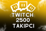 2500 TÜRK Twitch TAKİPÇİ l 