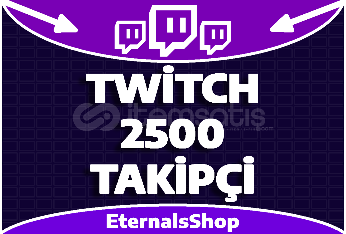 2500 Twitch Takipçi - HIZLI BÜYÜME 2500 Twitch Takipçi - HIZLI BÜYÜME