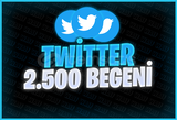 ⭐[KALİTELİ] 2.500 Twitter Beğeni