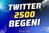 2500 TWITTER BEĞENİ GARANTİLİ