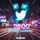 2500 TWİTTER RETWEET GARANTİLİ 