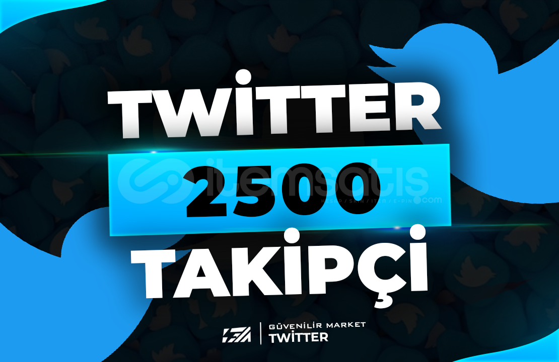 ⭐2500 Twitter Takipçi - KEŞFET ETKİLİ⭐ ⭐2500 Twitter Takipçi - KEŞFET ETKİLİ⭐