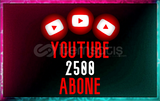 ⭐ 2500 YOUTUBE ABONE ⭐ [PREMİUM KALİTE]