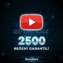 2500 YOUTUBE BEĞENİ (GARANTİLİ )