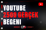 2500 Youtube Beğeni - HIZLI GELİŞİM