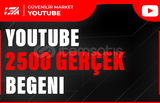 2500 Youtube Beğeni - HIZLI GELİŞİM