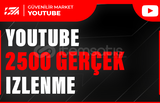 2500 Youtube İzlenme - HIZLI BÜYÜME