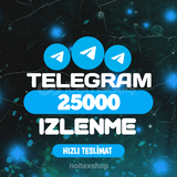 25000 Adet Telegram Görüntülenme / Kaliteli