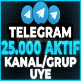⭐ 25.000 BOT Kanal Üyesi ⭐