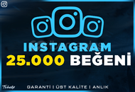 25.000 Gerçek Beğeni - Garantili - Instagram