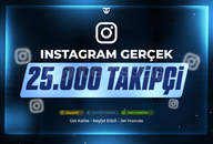25.000 Gerçek Takipçi | Garantili - Instagram