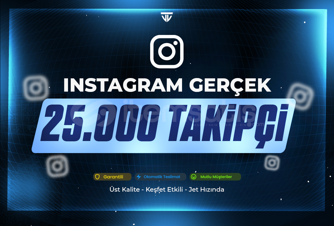 25.000 Gerçek Takipçi | Garantili - Instagram 25.000 Gerçek Takipçi | Garantili - Instagram