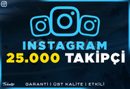 25.000 Gerçek Takipçi | Garantili - Instagram