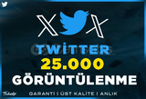 25.000 Görüntülenme Twitter | Garanti