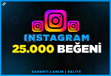 25.000 Instagram Gerçek Beğeni | ANLIK