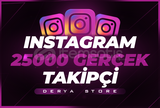 25000 İnstagram Gerçek Takipçi - GARANTİLİ