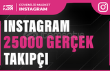 25000 İnstagram Gerçek Takipçi - KEŞFET