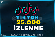25.000 İzlenme TikTok | Garanti | #1