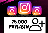 25.000 PAYLAŞIM GARANTİLİ 