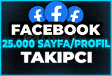 ⭐[25.000 Sayfa/Profil Takipçi] + GARANTİ | OTO⭐