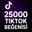 ???? 25.000 TikTok Beğenisi Hizmeti – Profesyonel