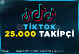 25.000 TikTok Takipçi | Garanti | #1