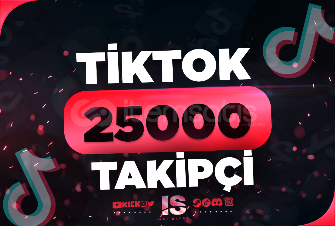 ⭐25000 Tiktok Takipçi - KEŞFET ETKİLİ⭐ ⭐25000 Tiktok Takipçi - KEŞFET ETKİLİ⭐
