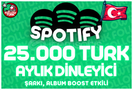 ⭐ 25.000 Türk Aylık Dinlenme - [Algorithmic]⭐