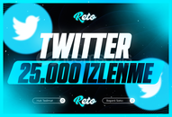 ⭐ 25.000 Twitter İzlenme 