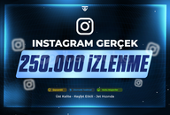 250.000 Gerçek İzlenme - Etkili - Instagram