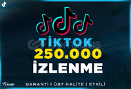 250.000 İzlenme TikTok | Garanti | #1
