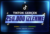 250.000 Tiktok İzlenme | Garanti | Jet Hızında