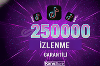 250000 TİKOK İZLENME (GARANTİLİ ) 