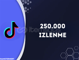 250.000 Tiktok İzlenme | 365 Gün Garantili