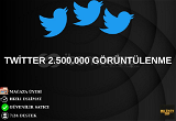 2.500.000 Twitter Görüntülenme | ANINDA TESLİM
