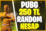 ⭐ 250TL⭐ RANDOM PUBGM HESAP⭐