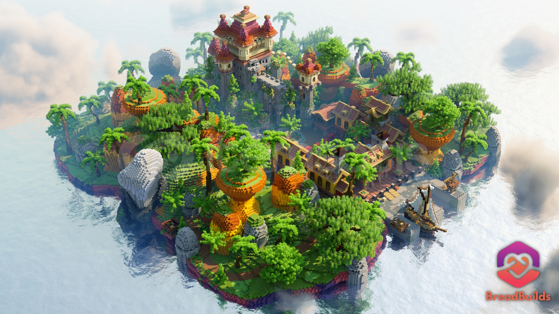 250x250 Lobi Haritası - Tropik Tema 250x250 Lobi Haritası - Tropik Tema