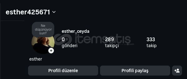 (289) Gerçek Takipçili Instagram Heesabı  (289) Gerçek Takipçili Instagram Heesabı