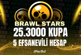 ⭐️25.3K 5 EFSANEVI 72 KARAKTER !!⭐️