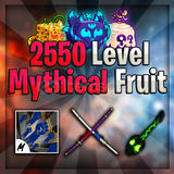 2550 LEVEL MYTHICAL FRUIT / BLOX FRUITS