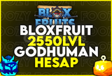 ⭐2550 Max Level + Godhuman (BF)⭐