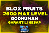 ⭐2600 Max Level + Godhuman (BF)⭐