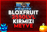 ⭐2550 Max Level + Kırmızı Meyve (BF) ⭐Mythical